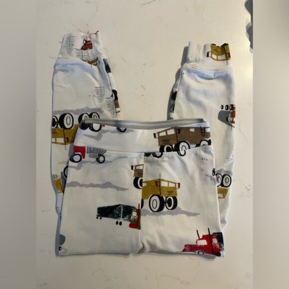 Loulou lollipop trucks two piece pajama set - Picture 3 of 3